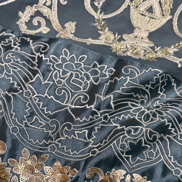 Floral Embroidered women salwar kameez suits . - Picture 5 of 11